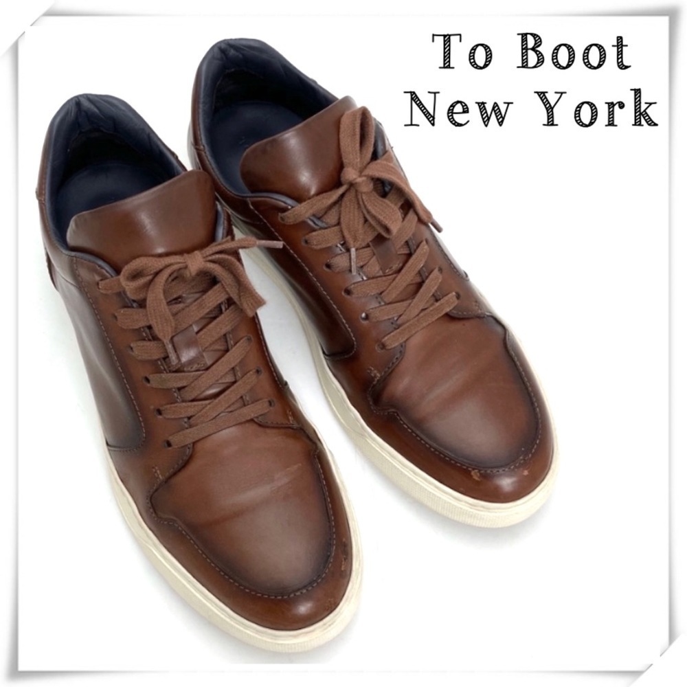 To Boot New York Calvin Leather Sneaker Brown